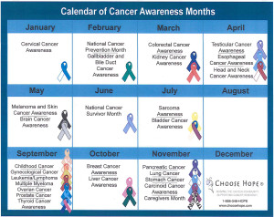 Cancer Awareness Calendar